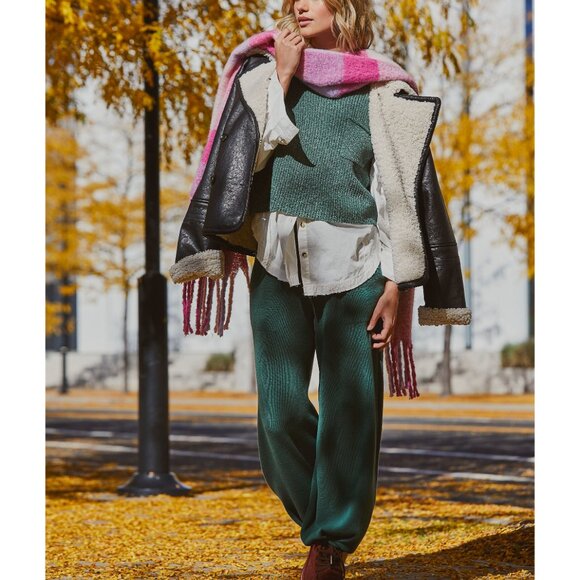 FREE PEOPLE Freya Sweater Set / Emerald Spell Combo - Picture 5 of 12